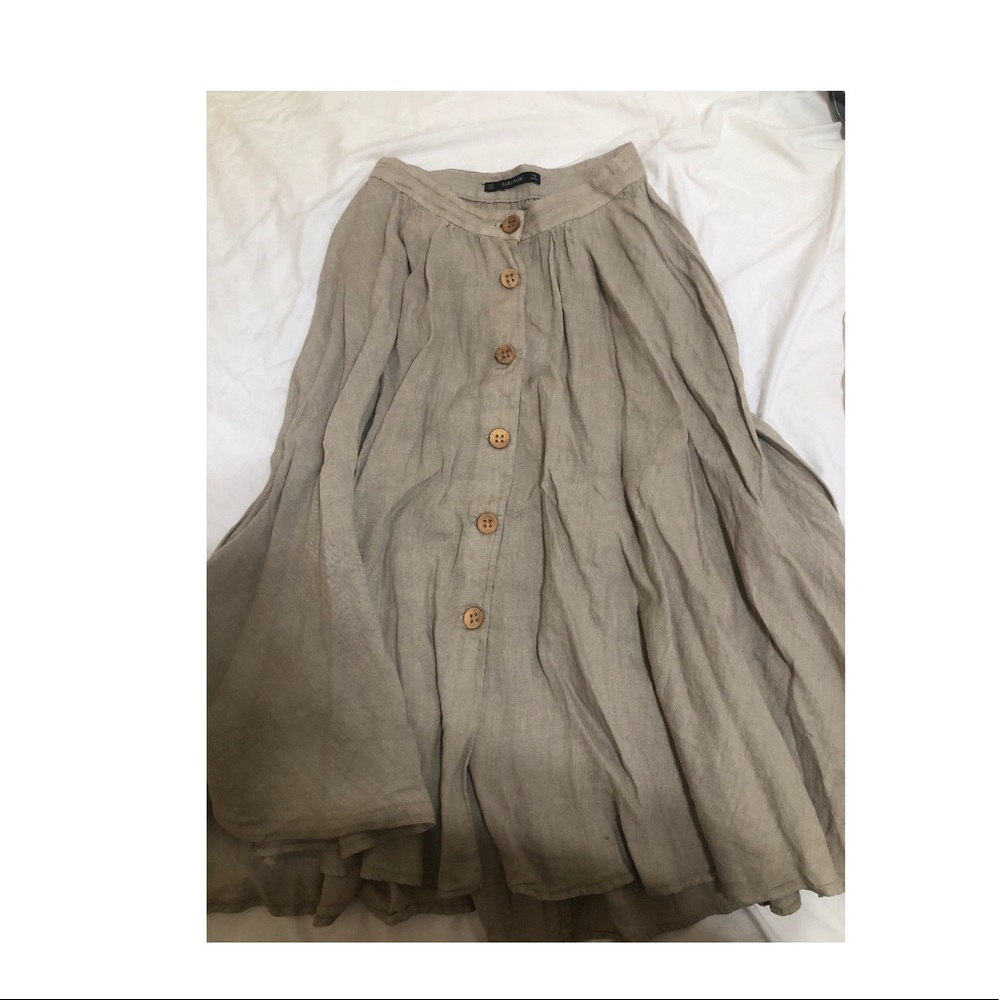 Zara linen skirt